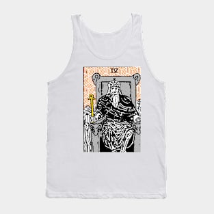 The Emperor - A Geometric Tarot Print Tank Top